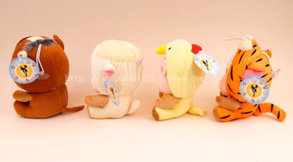 正版十二生肖悠嘻猴公仔套裝 萌趣生肖，超值收藏